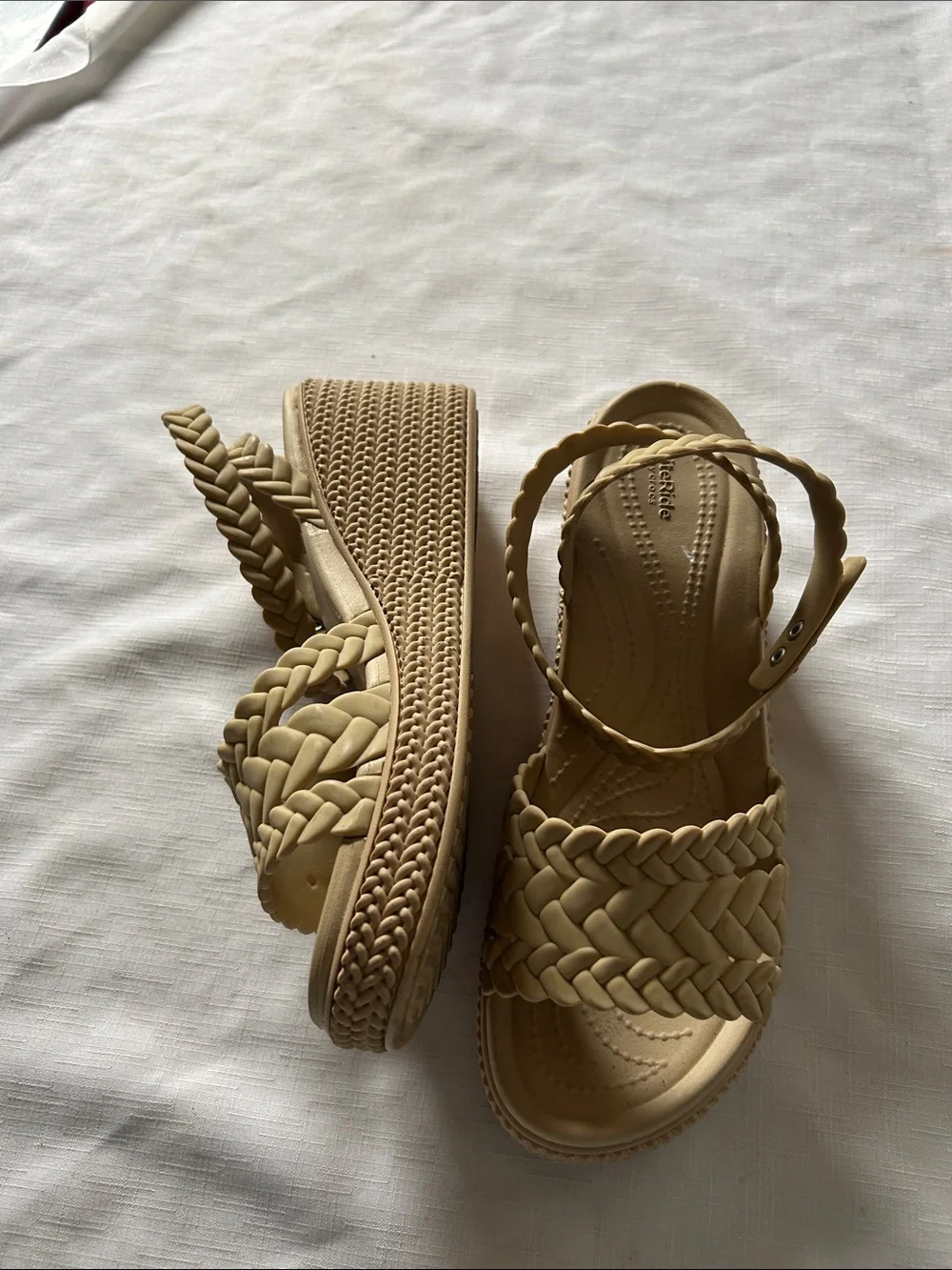 Women's Tan Wedge Sandals